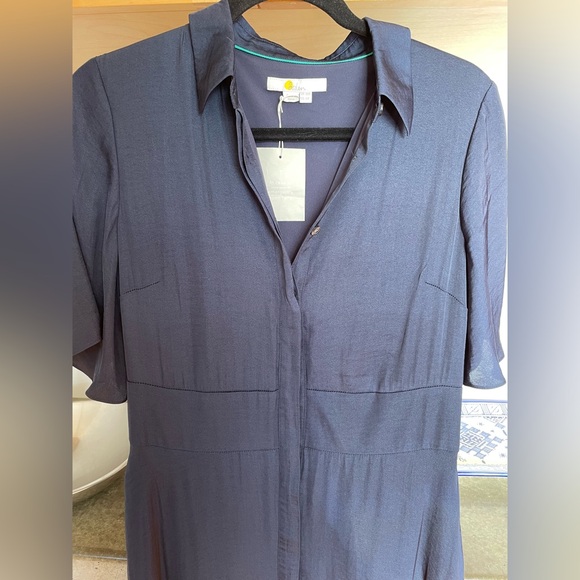 Boden silk fabric shirt dress size 6 - Picture 3 of 4